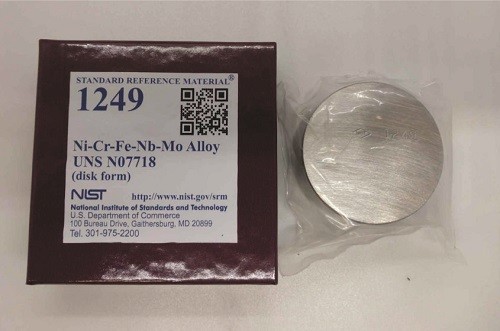 SRM 1249 Ni-Cr-Fe-Nb-Mo合金UNS N07718标准品